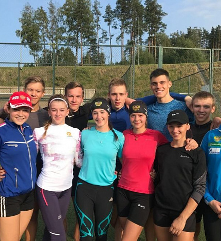 Биатлонисты ОСШОР Л.Н.Носковой готовились к сезону  с юношеской сборной России 