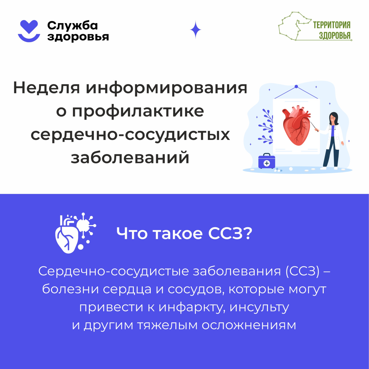 10-16 августа. Неделя информирования о профилактике сердечно-сосудистых заболеваний
